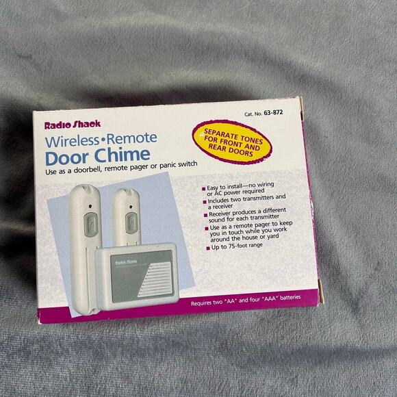 RadioShack Other - Radio Shack Vintage Wireless remote Door Chime